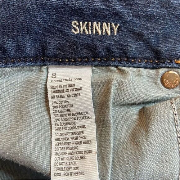 American Eagle skinny jeans size 8 X-long - Picture 5 of 6